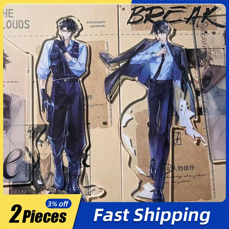 

10cm/3.93in Standing Plates Acrylic Anime Figures Peripherals Desktop Display Creativity Ornaments Toys Birthday Gift Decoration