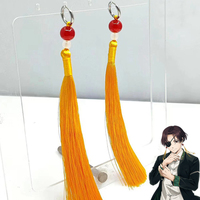 WIND BREAKER Hayato Suo Earrings Cospaly Halloween Eyepatch Unisex Tassels Pendant Novelty Prop Role Soft Single-Eyed Eye Mask