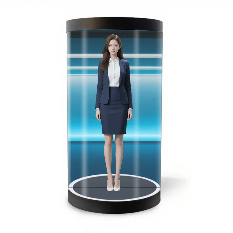5.5-inch Holographic Display Cabinet With Naked-eye 3D Virtual AI Digital Human Intelligent Voice Interaction Holographic Cabin