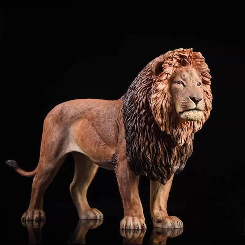 new spot Lion King model large animal resin ornament figure play sculpture ornament big lion