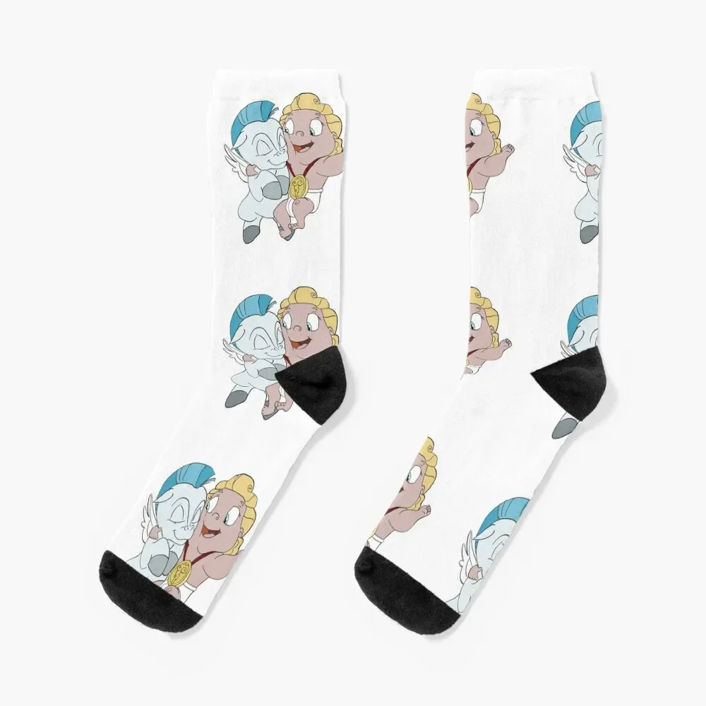 

Baby Hercules and baby Pegasus Socks compression socks women men gifts anime socks