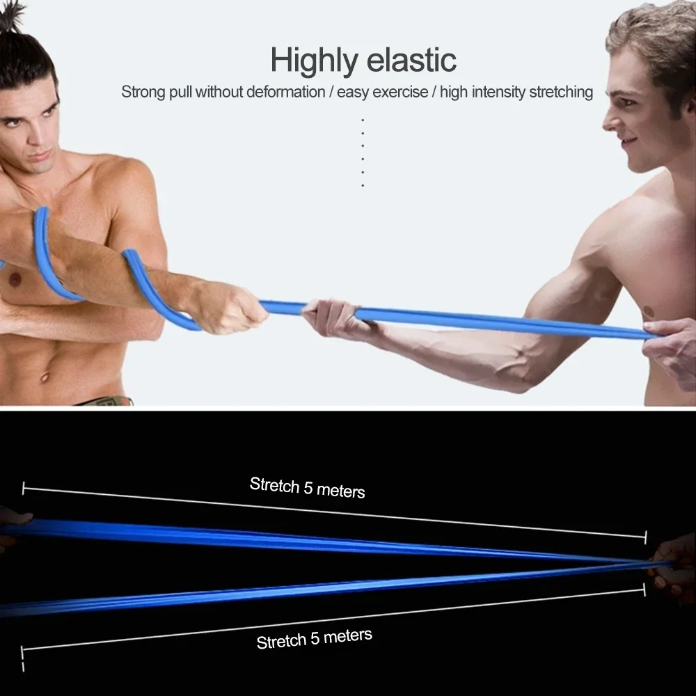 Widerstandsbänder für Workouts Übungsbänder Physiotherapie Outdoor-Fitnesstraining Pilates Heimgymnastik Dehnbare Elastische Bänder – Detail 14