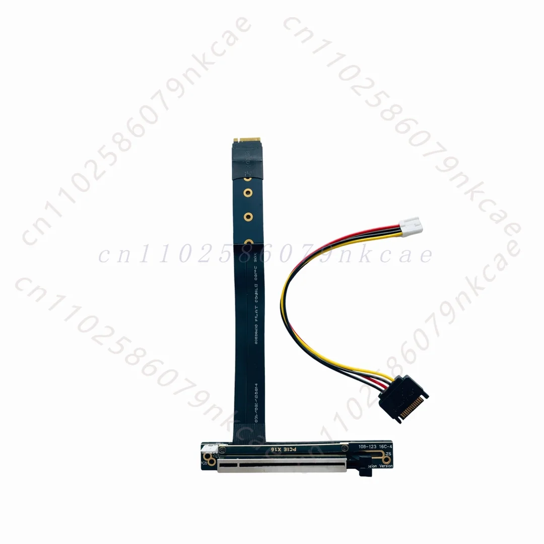 M.2 NVMe Key M to PCI-E x16 Slot Riser Adapter Board PCIe 3.0 x4 for eGPU 10GbE NIC Graphics Card Expansion Converter Kit