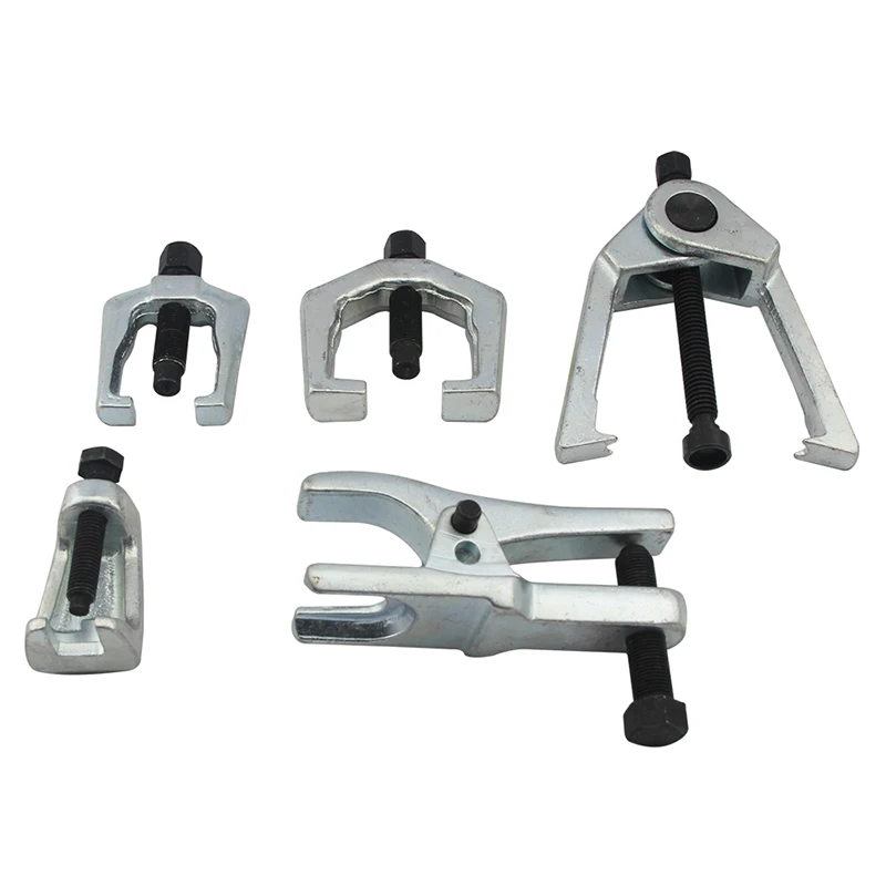 5 in 1 Front End Service Tool Kit Kogelgewricht Trekstang Pitman Arm Puller Verwijderaars Druk Type Kogelgewricht Separator Auto reparatie Tools
