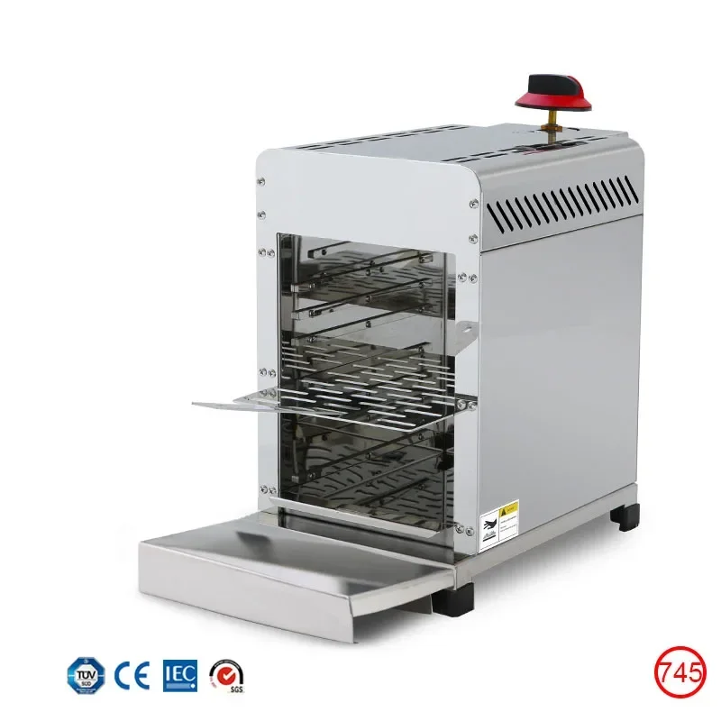 Gas Barbecue Grill BBQ Barbecue Grill Steak Machine Gas Barbecue Machine Stall Snack Equipment Stall Barbecue