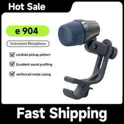 NEW！E904 E 904 tom snare Series cardioid instrument drum microphone with clip arm mount for Hot selling