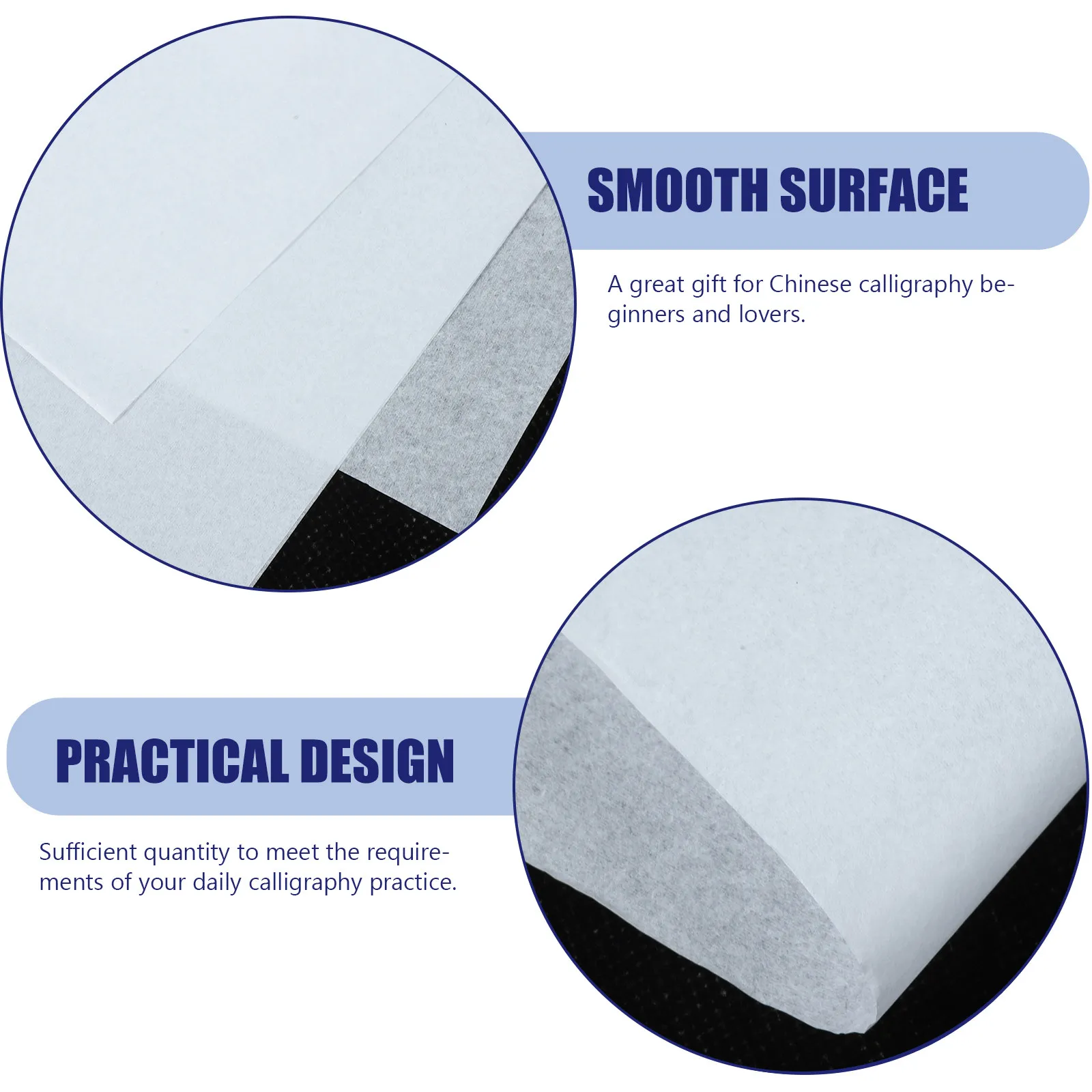 

500 шт. бумаги для практики китайской каллиграфии, премиум-класса, плотная, устойчивая к выцветанию, гладкая бумага для письма, для начинающих художников