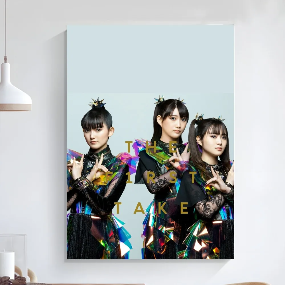 Babymetal Japanese Rock Band  Poster Art Self-adhesive Small Poster HD Quality Poster Wall Art Painting Study Wall Decoration