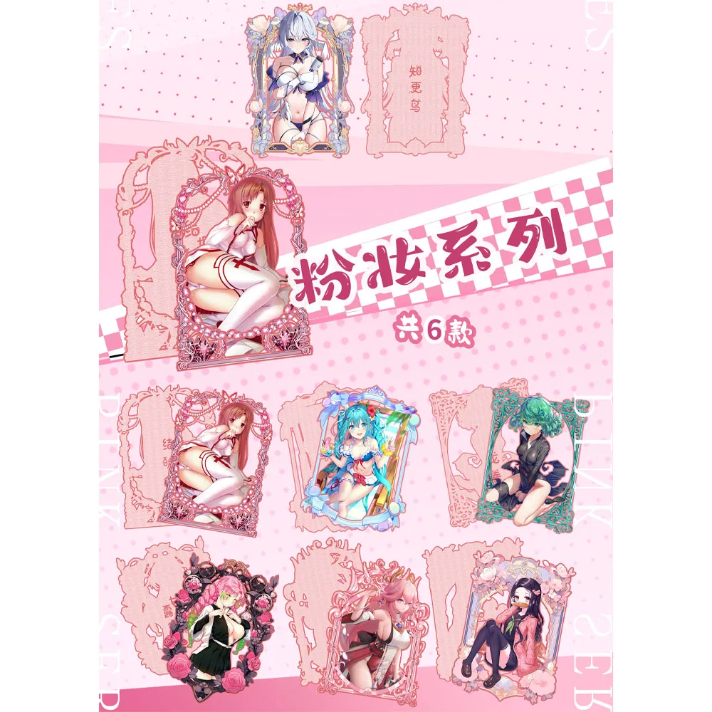 Wholesale New Goddess Story Collection Metal Card Youwu Party Waifu Yae Miko Nami Hutao Booster Box Doujin children Toys Gift