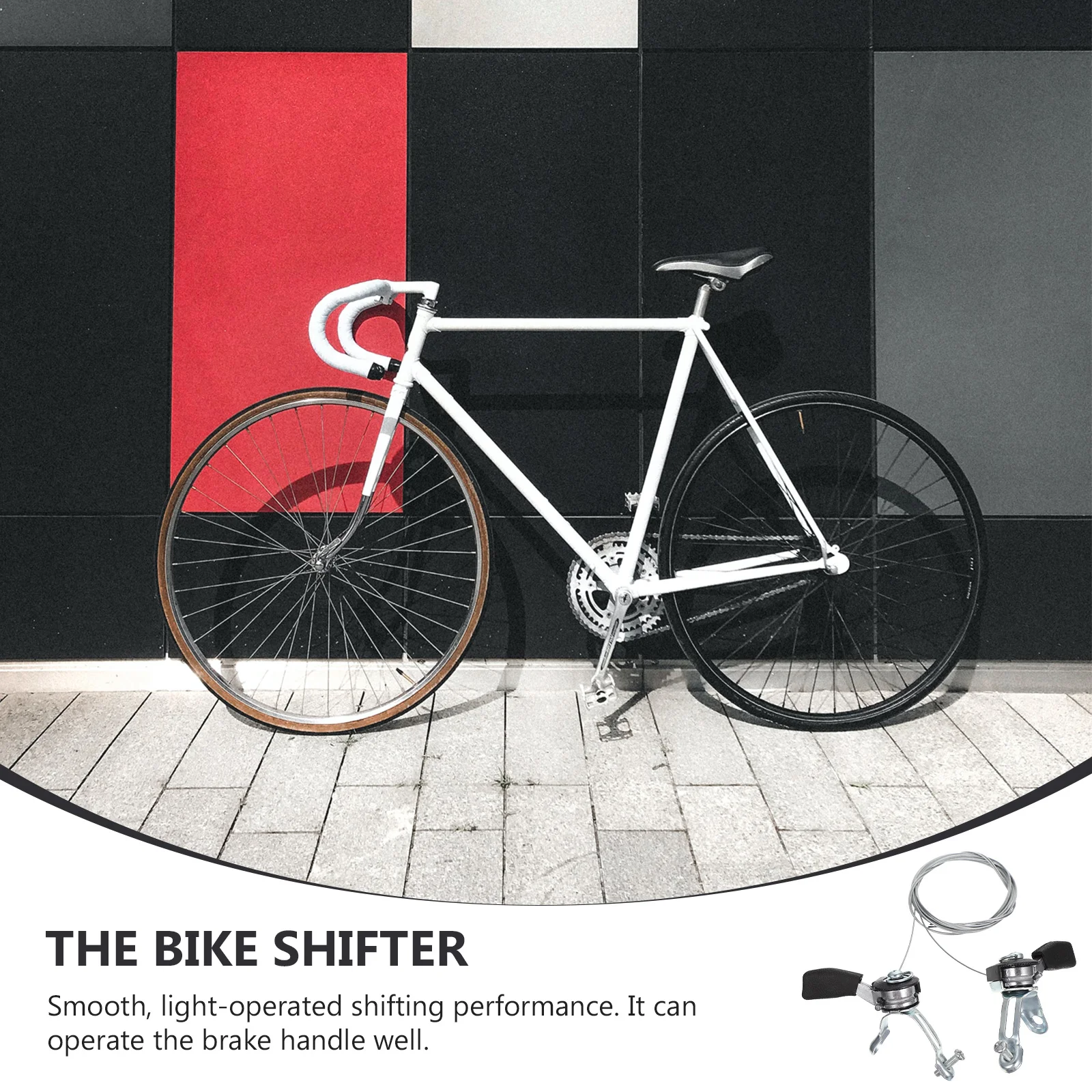 

2pcs Split Aluminum Thumb Shifter 3X7/8 Speed Bike Shift Levers Right Left Brake Handle For Mountain Road Foldable Bicycle