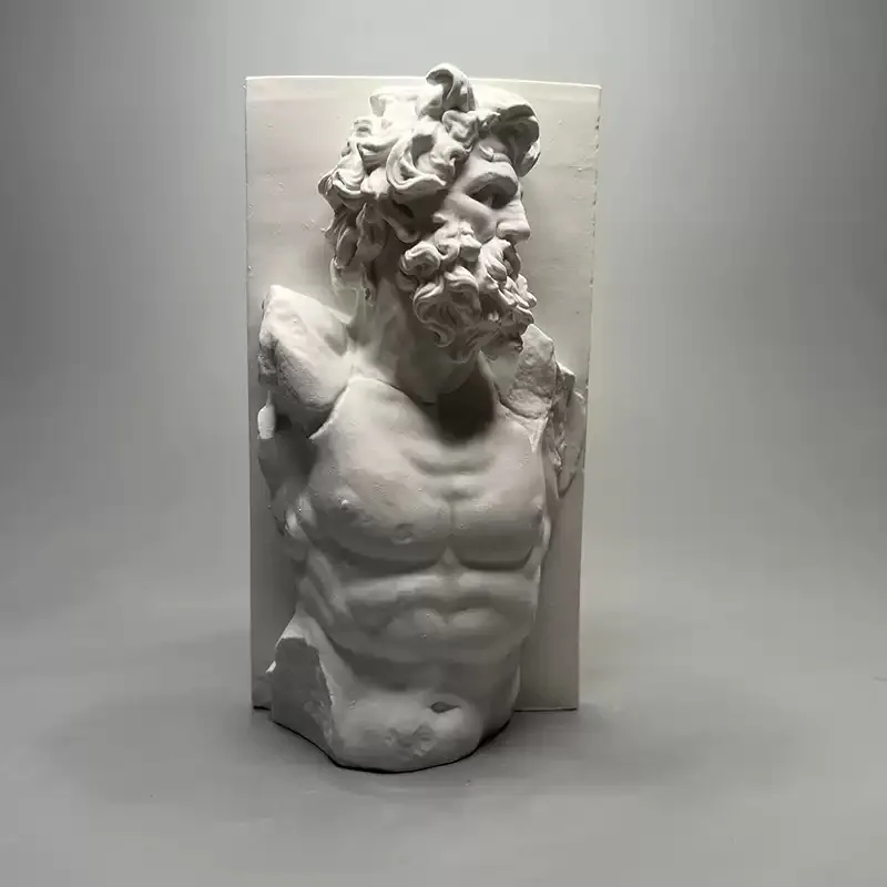 Everbright Store Figure Sculpture Gypsum Statue Ornament Art Homestay Living Room Desktop Desk Porch Home Decorations