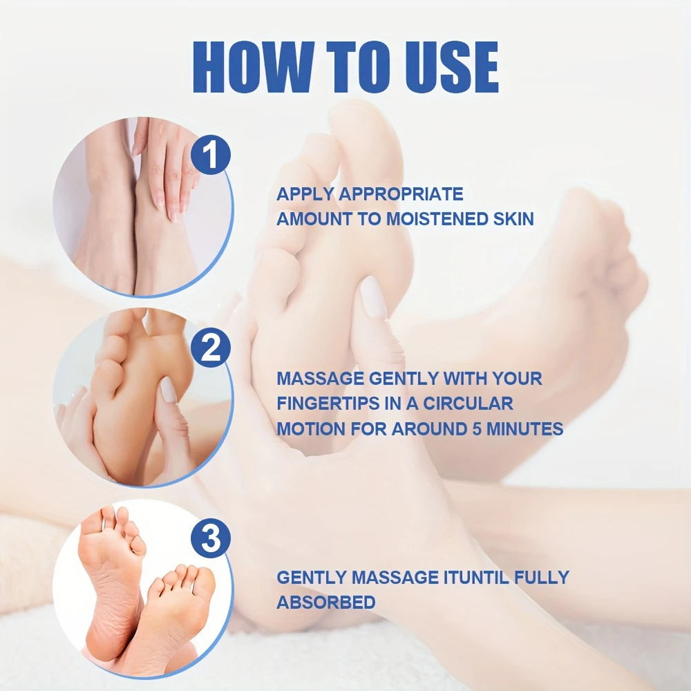 SUYARUN 60% Urea+2% SALICYLIC ACID  for Heels & Dry Skin - Intensive Moisturizing Treatment, Callus Remover, Diabetic Foot Care. view 6