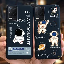 For Realme 8 5G Case Realme 8 Pro Cute Astronaut Cover Slim TPU Soft Silicone Phone Case For Realme 8 8i 4G Realme8 RMX3085 Capa