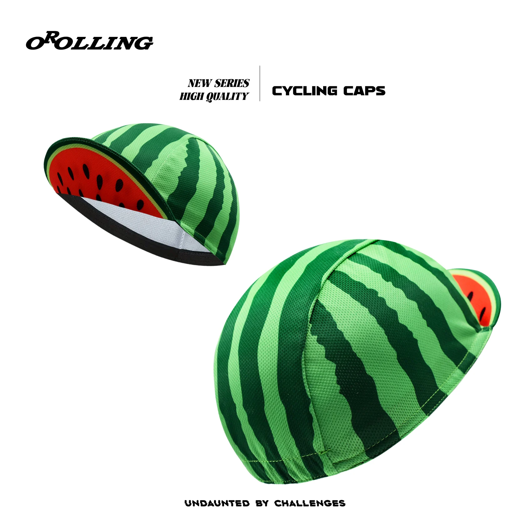 Cool Watermelon Bike Green Red New Classical Cycling Caps OSCROLLING Gorra Ciclismo Unisex