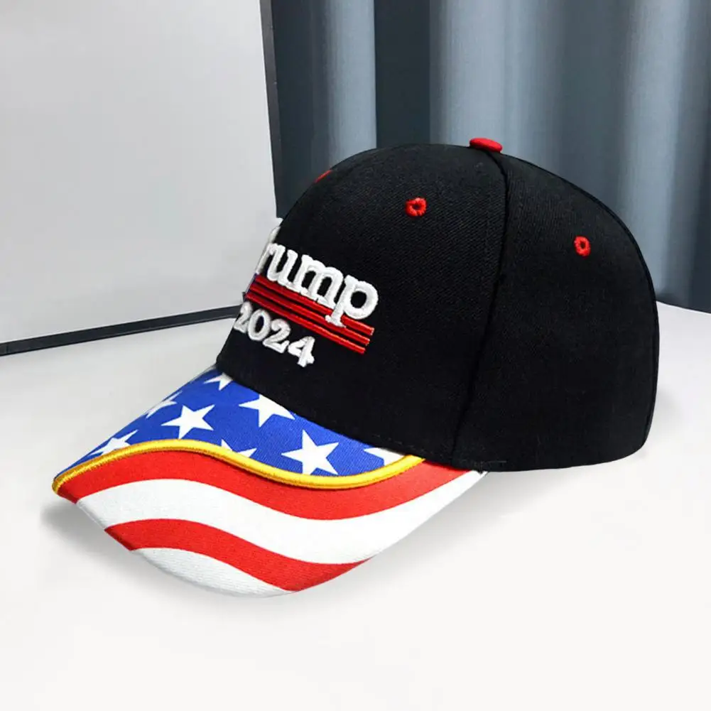 Trump 2024 Campaign Hat Campaign Hat 2024 President Election Campaign Trump Baseball Hat with American Flag Print for Retro