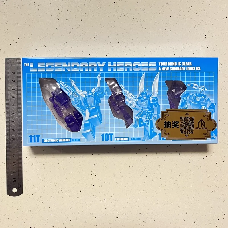 【Towar dostępny od ręki】Oryginalne zabawki transformujące NEWAGE NA Machine Insect Purple Transformed Limited Edition Small Ratio Action Doll