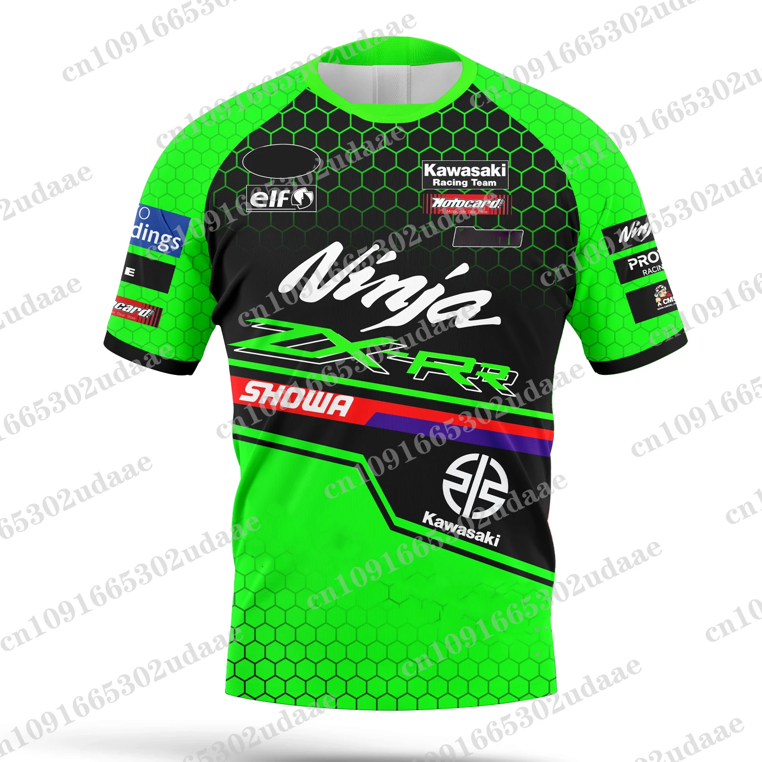 Camiseta de equipo de carreras Kawasaki para hombre y mujer, ropa deportiva de manga corta, Tops de moda, novedad de 2024