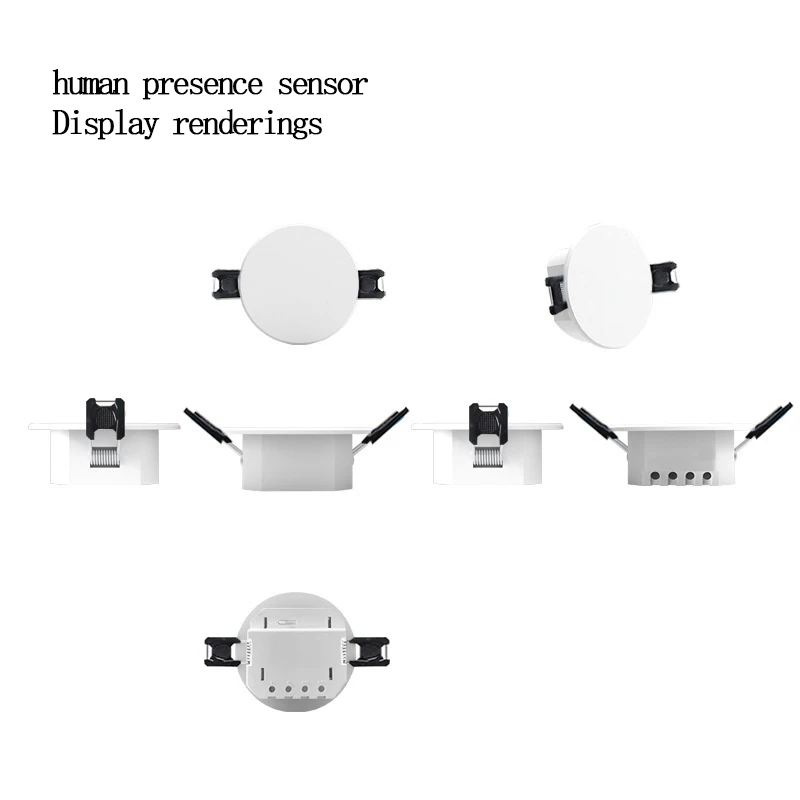 Imagem -03 - Zigbee-tuya Smart Home Sensor de Pressão Humana Infravermelho Sincronização de Aplicativos Wi-fi Respiração Interruptor