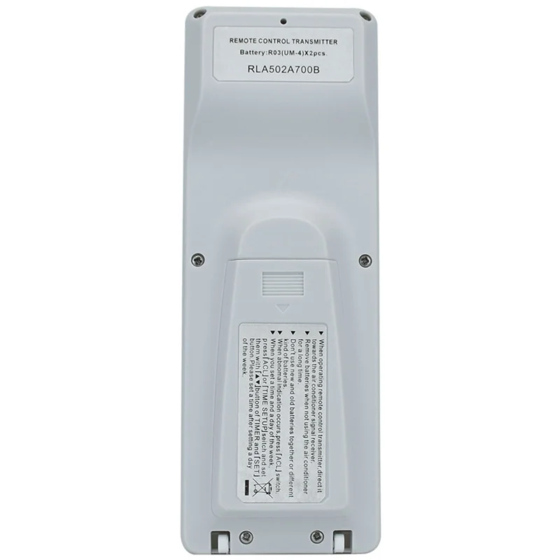 RLA502A700B Remote Control for Mitsubishi Air Conditioner RLA502A700L RLA502A700S RLA502A700B Remote Control Replacement