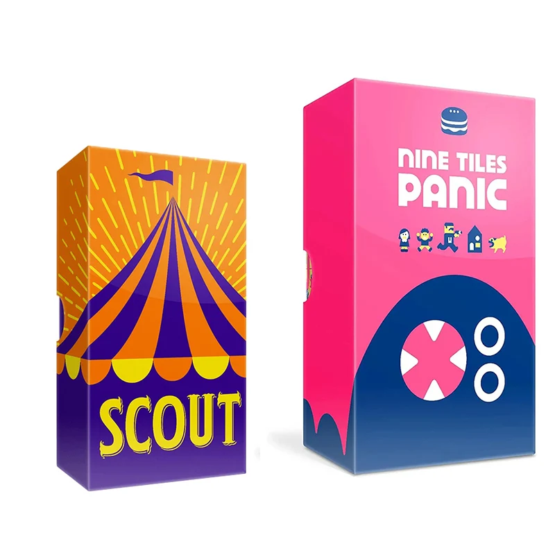 Oink Games Nine Tiles Panic/SCOUT/STARTUPS/DURIAN/Maskmen Favourite Family Games  Funny Board Game For Adults & Children