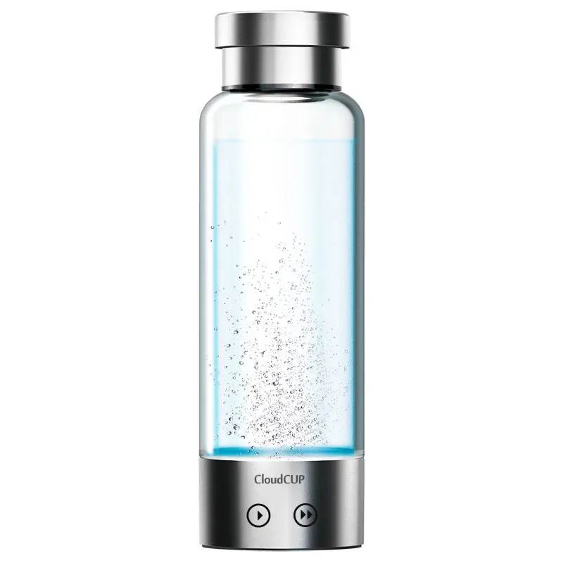 Japanese Titanium Quality Hydrogen-Rich Water Cup Ionizer Maker/Generator TWO Modes Super Antioxidants ORP Hydrogen Bottle 480ml