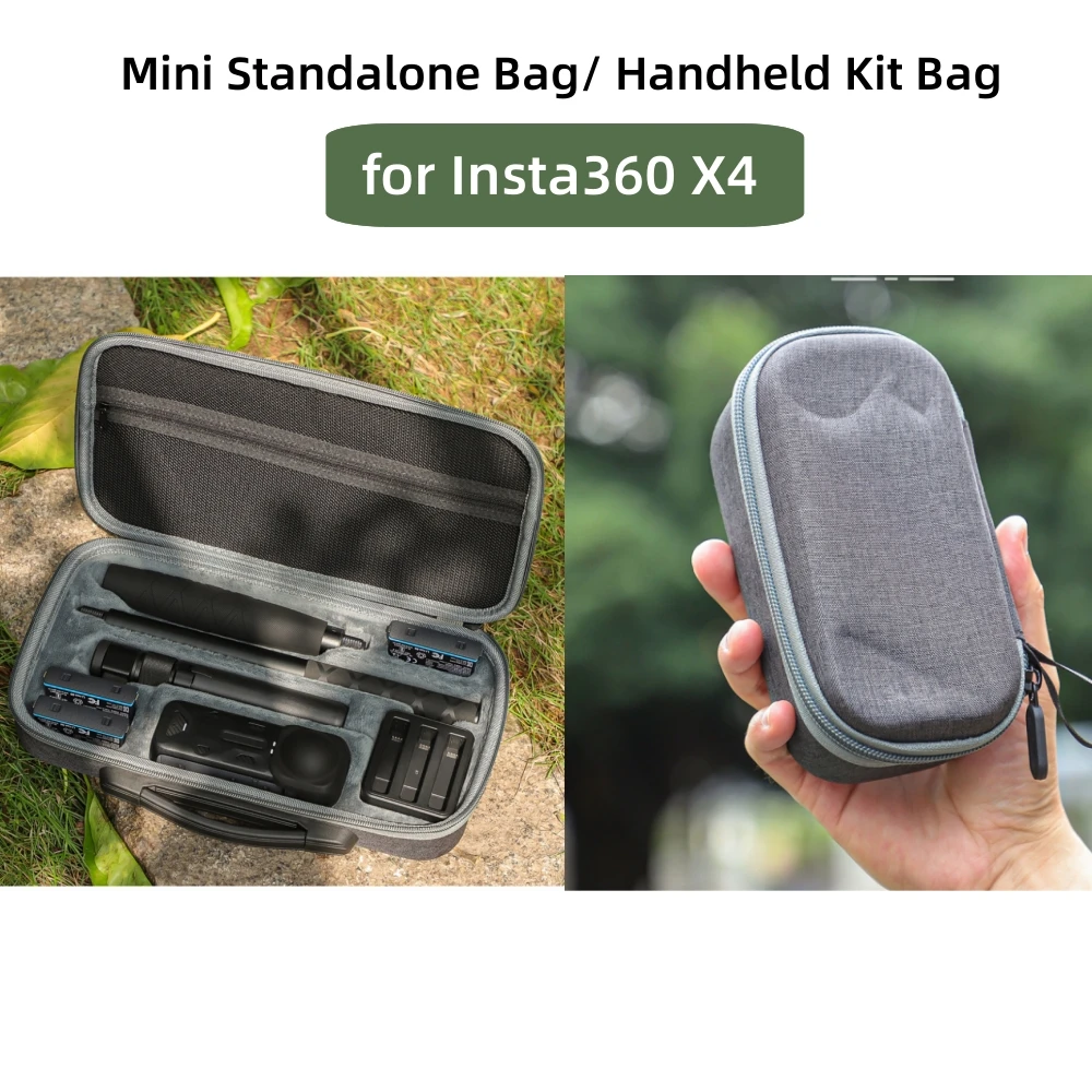 

Mini Standalone Bag/Handheld Kit Bag for Insta360 X4 Storage Bag Handbag Portable Accessories