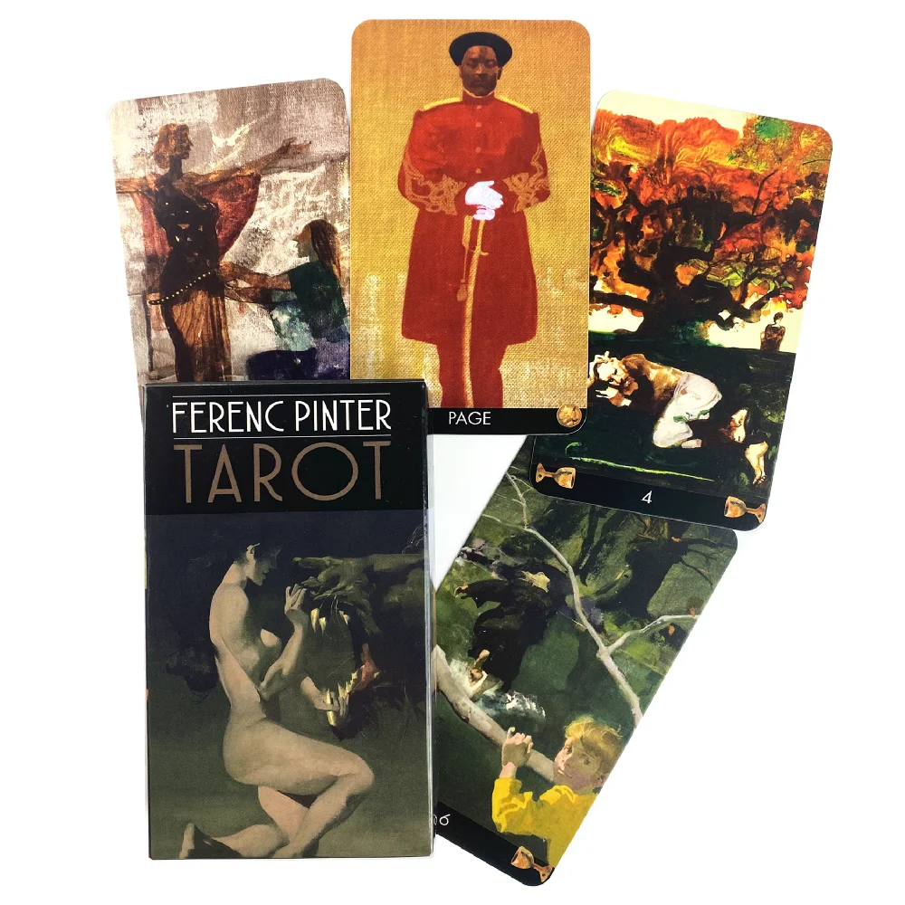 

FERENC PINTER Tarot карты английский планшет с изображением оркула настольная игра для семейного стандарта Личное использование