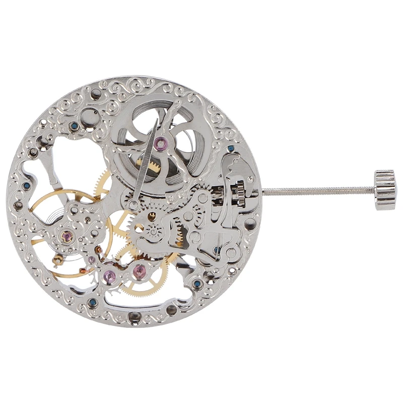 6498 Mechanical Watch Movement 21600 Bph For ETA 6498 Watch Hand Winding Hollow Skeleton Movement Accessories