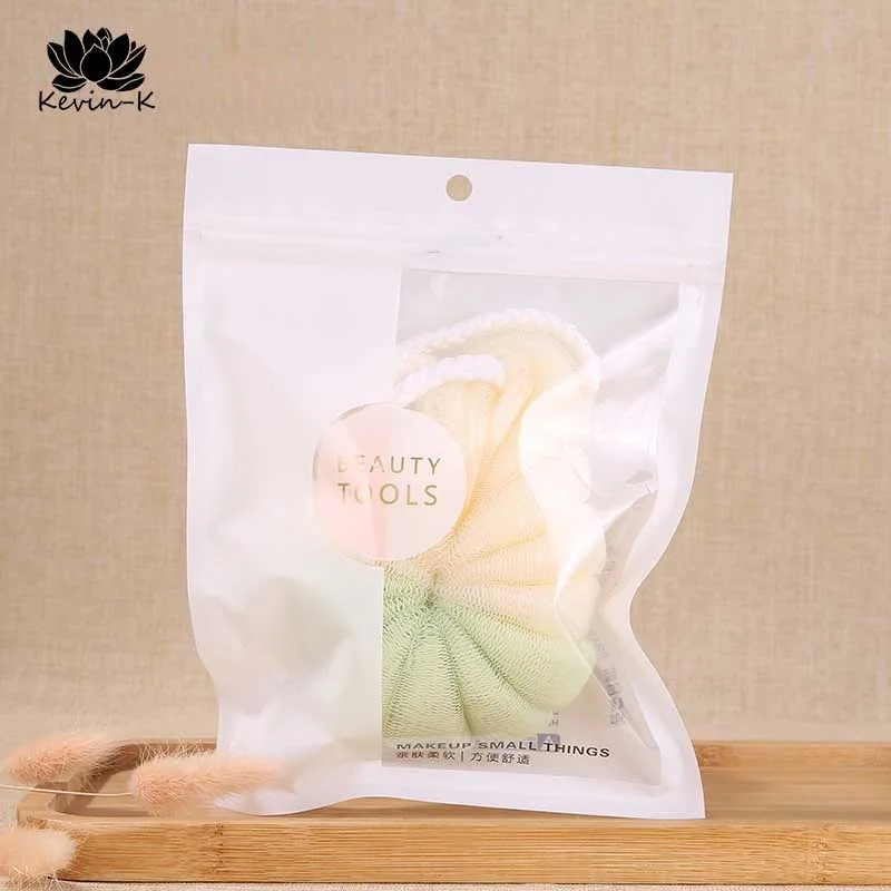

Large dual color simple bath ball, single bath ball