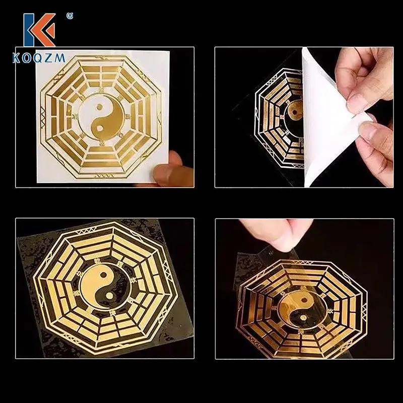 

Буддистские традиционные наклейки с изображением счастья, богатства, культуры, металлические наклейки