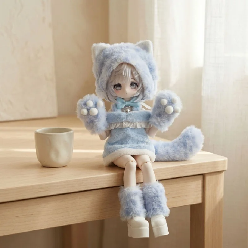 8 points bjd 12 points OB11 baby clothes 11-17 cm Panini Bonni Bu Ta Ai Shi body ymy cute doll costume replacement set for playe