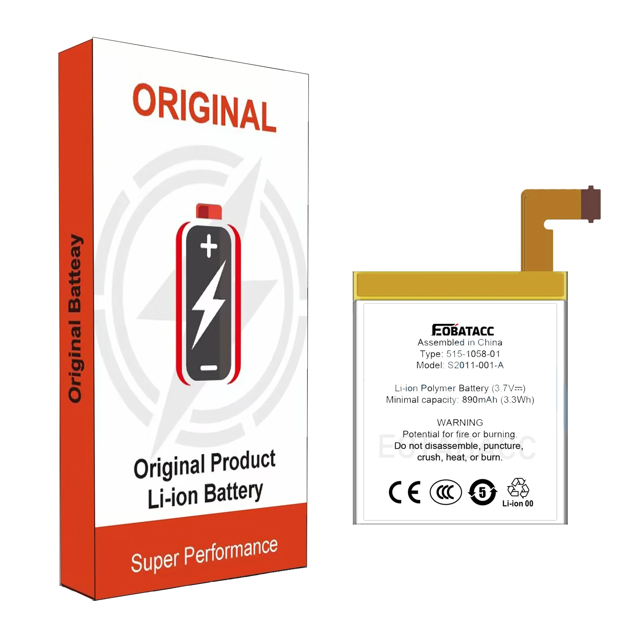 2025 rok Bateria S2011-001-A Do Amazon Kindle 5 6 4 D01100 515-1058-01 DR-A015 MC-265360 Akumulatory Li-ion 890mAh