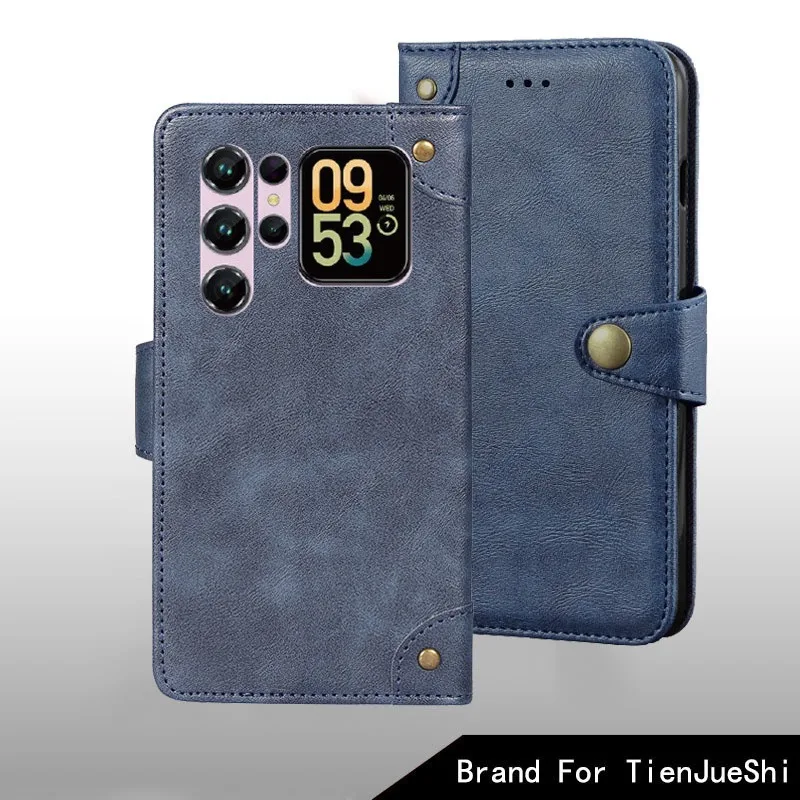 

For Oukitel C62 GT Case Metal Buckle Retro PU Leather Back Case Cover Conque For Oukitel C62 GT Fundas