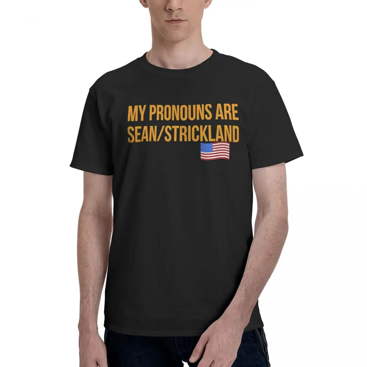 

Strickland 100% Cotton Casual Breathable Confortable T Shirt Funny T-Shirt For Men Tshirts Men