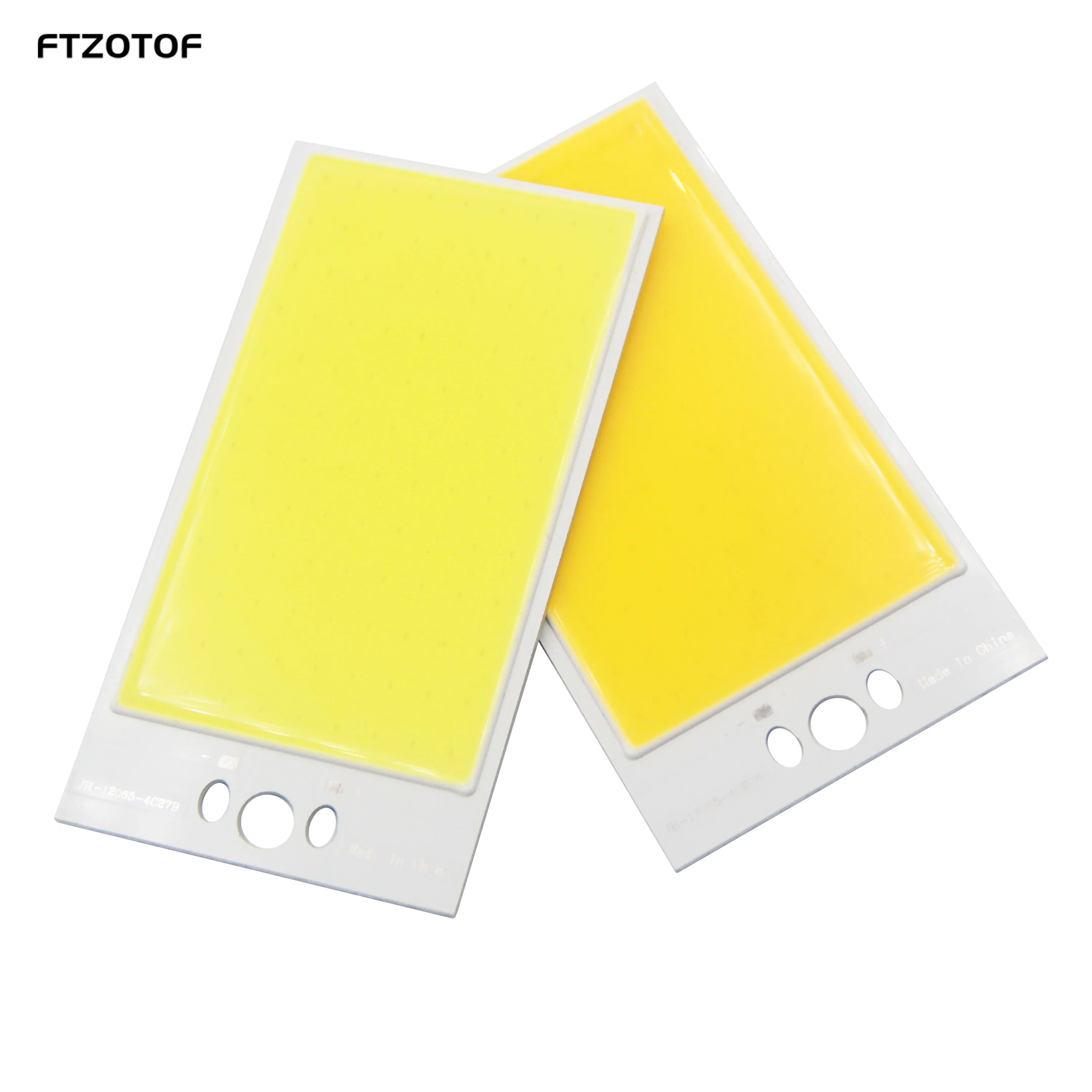 FTZOTOF COB Flip Chip Lights Source Rectangular 30W 120x65mm DC 12V Warm Cool White LED Panel  Onboard For Work Lamp Decor Bulbs