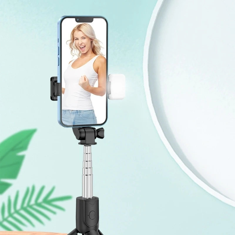 Smartphone Stabilizer Extendable To 170cm Natural Lamp Mode Video Recording Tool best sale - Image 4