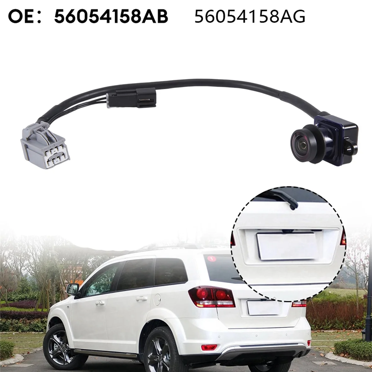 

56054158AG Rear View Camera Backup ist Camera for Dodge Journey 2011-2020 56054158AB
