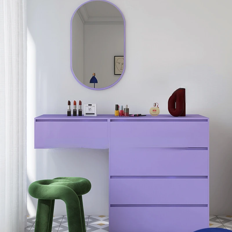 

Dressing table, bedroom, modern and minimalist storage cabinet, Nordic small makeup table