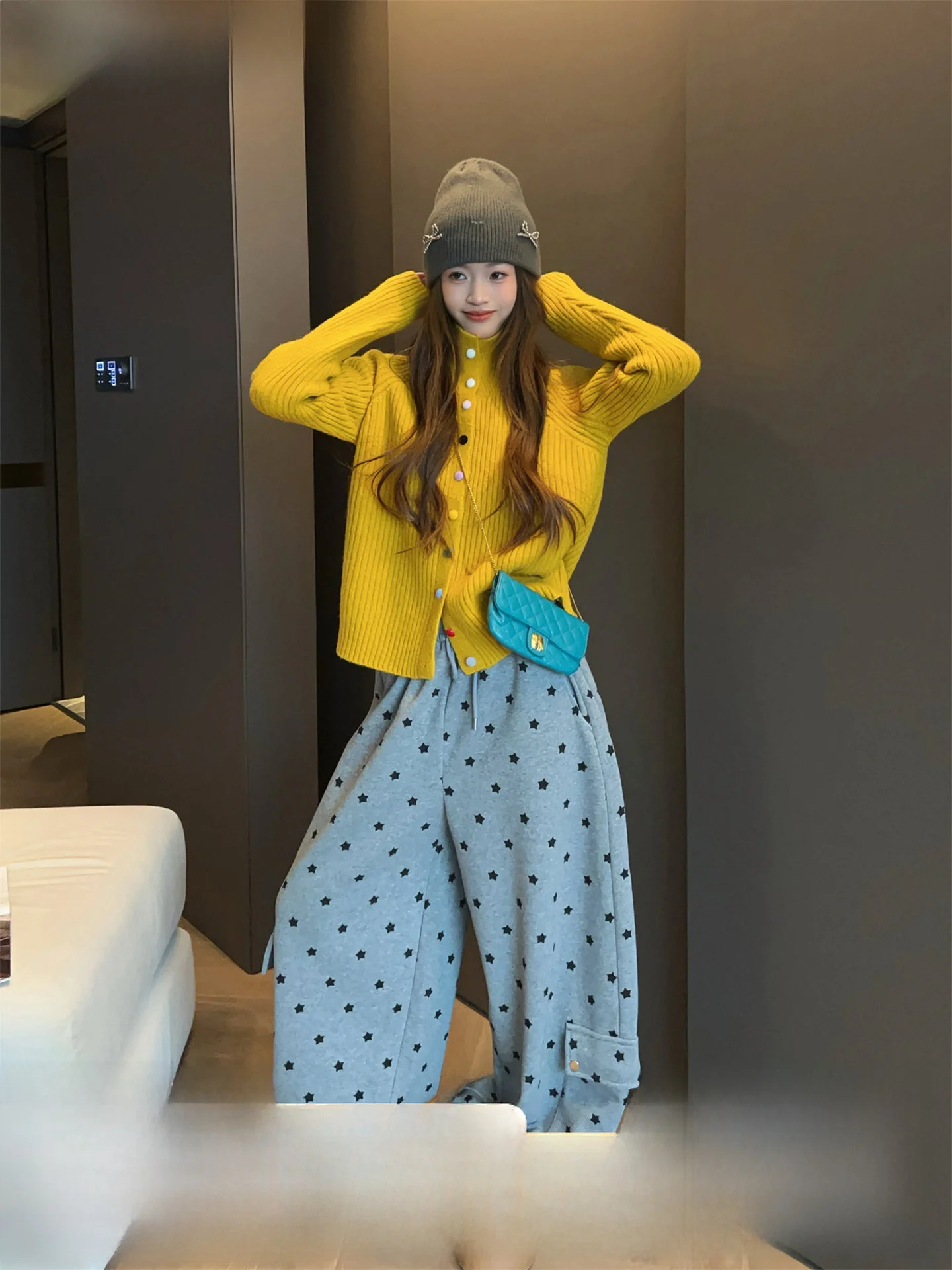 

Trendy Slimming Fashionable Fleece Lined Loose Women's Casual Pants Autumn Winter 2025 New Style Versatile Straight Leg Pants