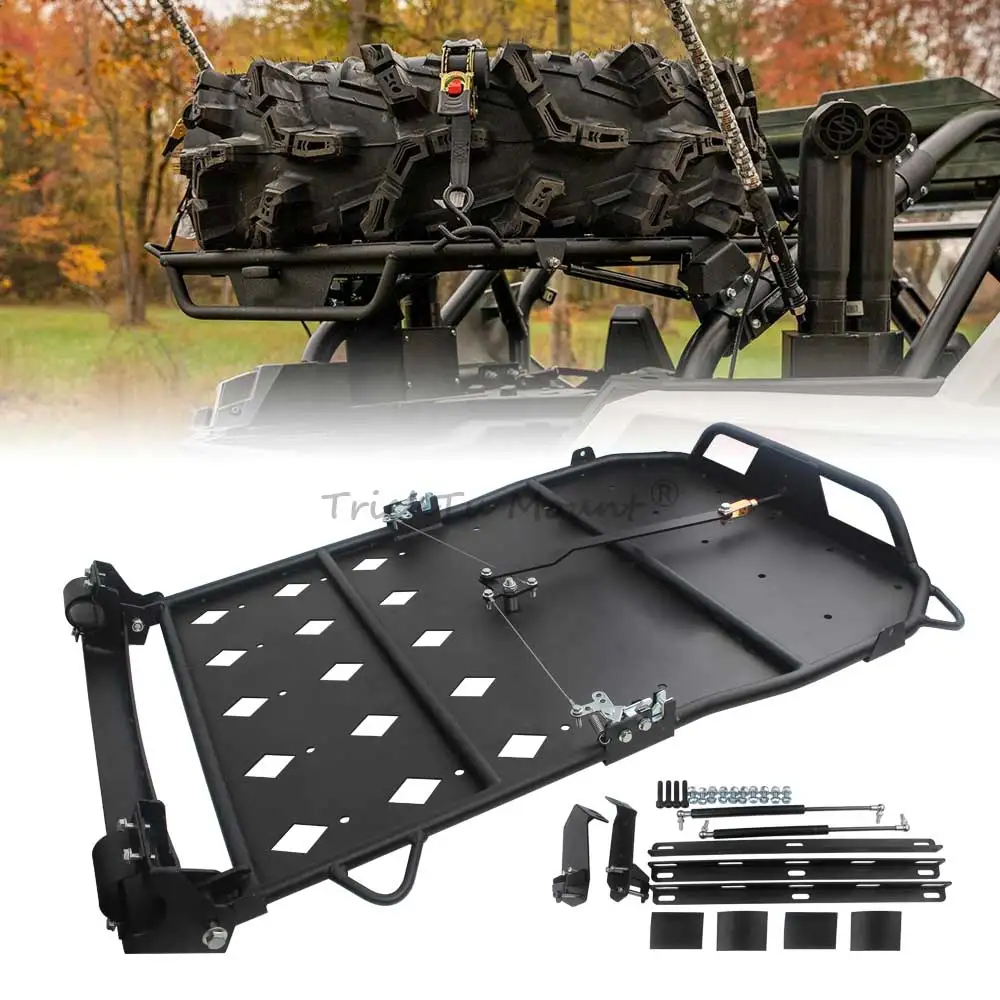 UTV Pivoting Rear Cargo Rack Kit 32