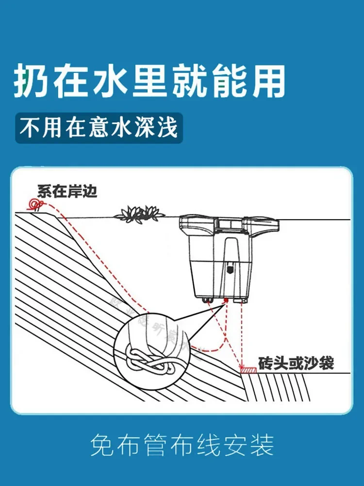 Skimmer, ฟิล์มล้างไขมัน, ออกซิเจนกรองบ่อเยอรมัน, การล้างไขมันบนพื้นผิว, ใบไม้, บ่อปลาหมุนเวียนปั๊มน้ำ