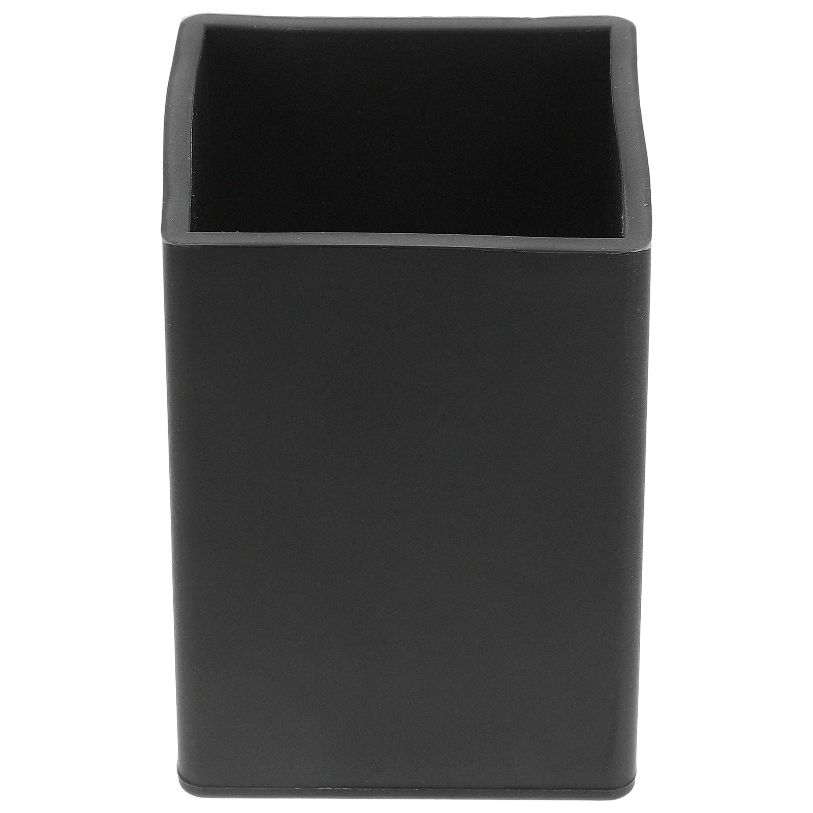 

Pen Storage Box Makeup Organizer Countertop Small Brush Square for Desk Drawer Black Stands