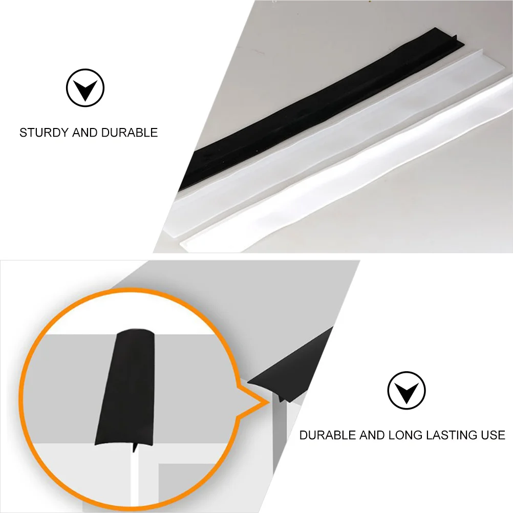 

4Pcs Silicone Stove Counter Gap Cover Heat Resistant Sealing Strip Fingerprint Non Slip Dishwasher Safe