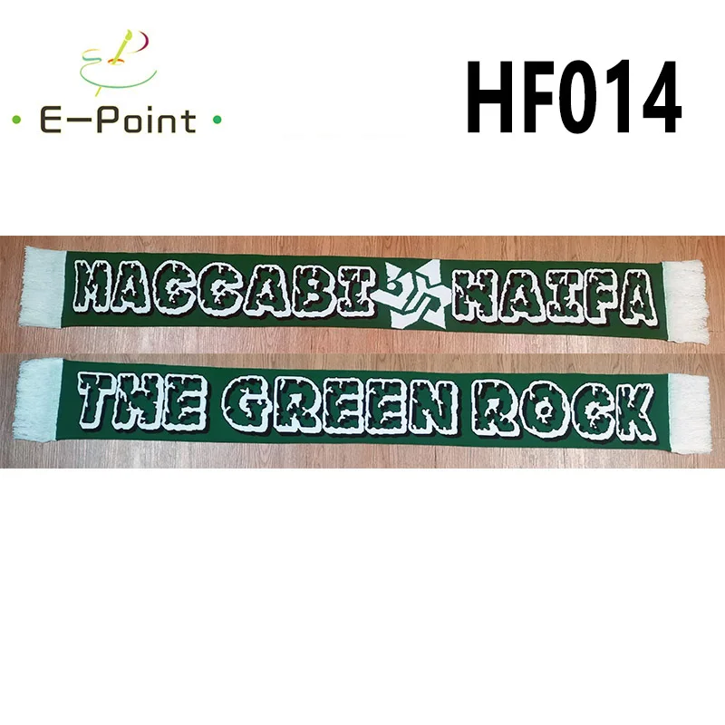 145*18 cm Size Retro MHFC The Green Rock Scarf for Fans Double-faced Knitted HF014