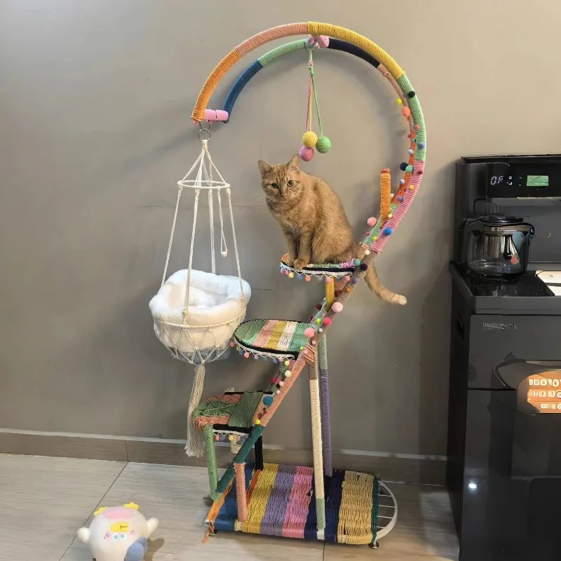 dopamina-gato-escalada-quadro-artesanal-diy-presente-quatro-estacoes-universal-gato-arranhando-placa-resistente-ao-desgaste-nao-chip-tecido-brinquedo-do-gato