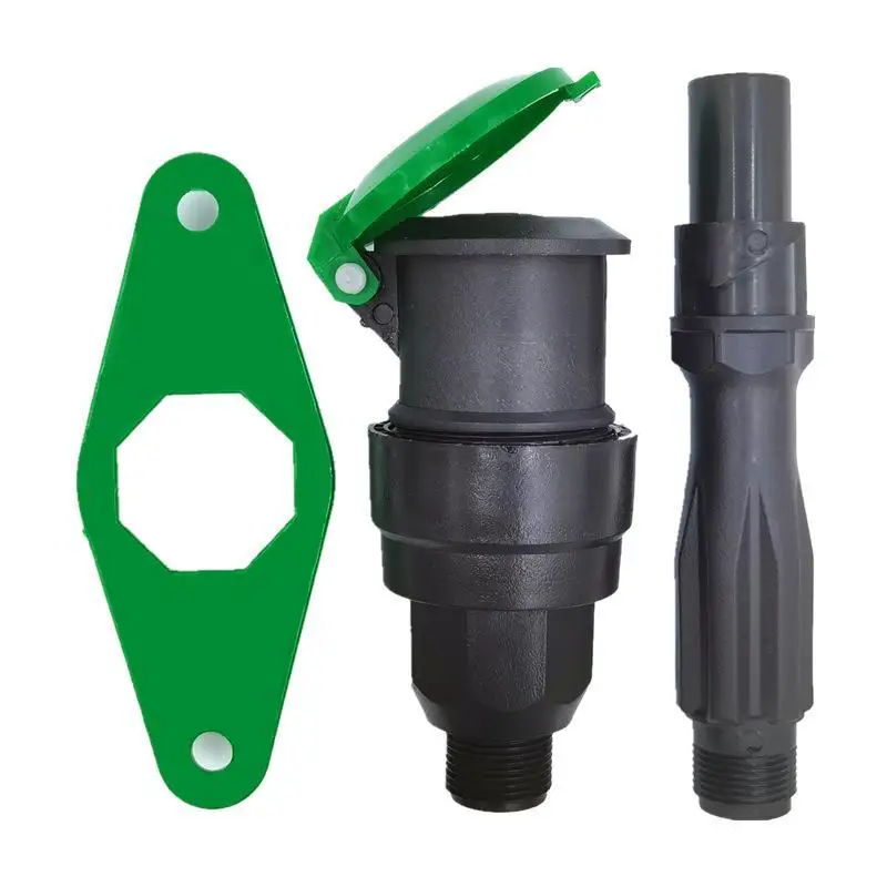 [C] 3/4 IN PE Water Garden Hose Shutoff 1/2/3PCS Set Durable Leak Proof For Car Wash Garden Watering