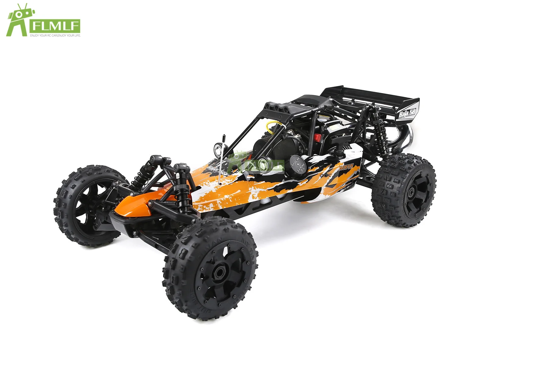 Guarnição de placa de teto de plástico com conjunto de luz LED adequado para peças de carro 1/5 HPI ROFUN ROVAN KM BAJA 5B 5T 5SC RC