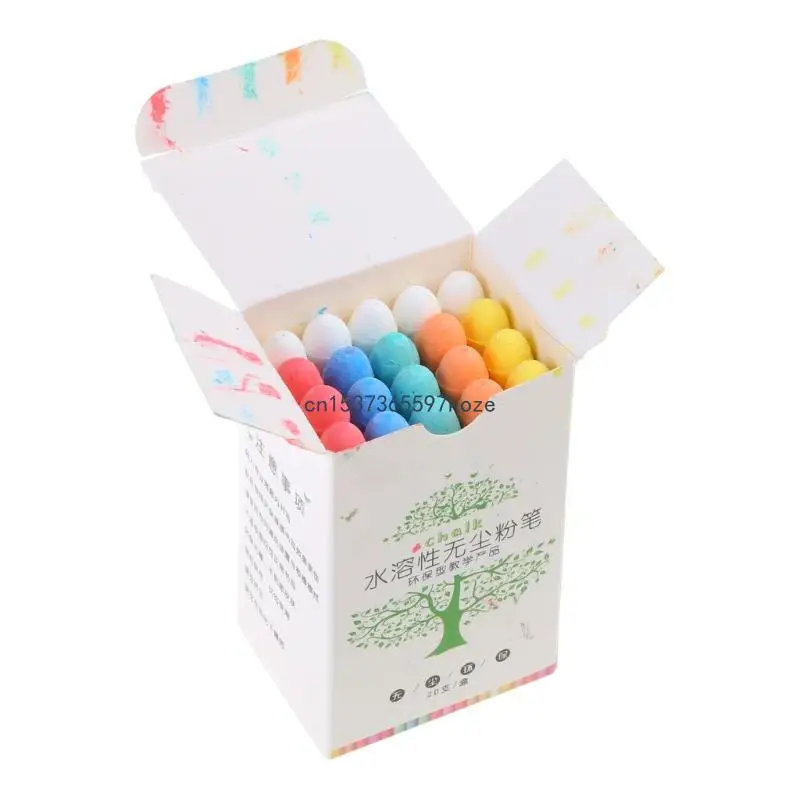 Outdoor Street Chalk Practical Jumbos Chalk Dust Solid Water Chalk for Kids