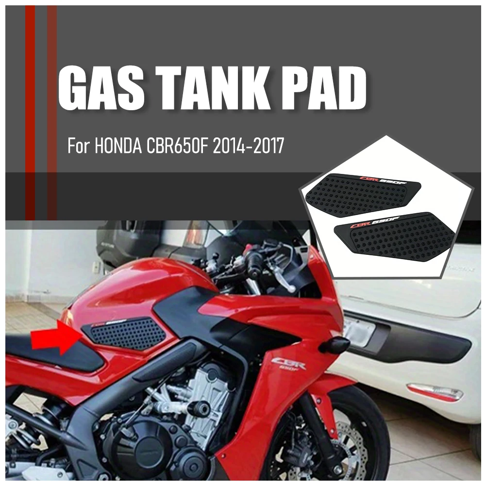

For HONDA CBR650F CBR-650F CBR 650F CBR650 F CB R650 F 2014 2015 2016 2017 Non-Slip Sticker Fuel Tank Anti Protective Pad Paper