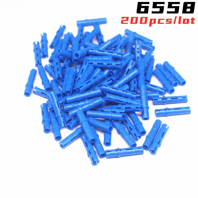 200Pcs/lot 2780 6558 High-Tech Pin 2L 3L with Friction Ridges MOC Building Blocks Parts Assembles Particles DIY Bricks Kids Toys